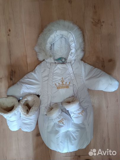 Комбинезон-конверт осень-зима 0+