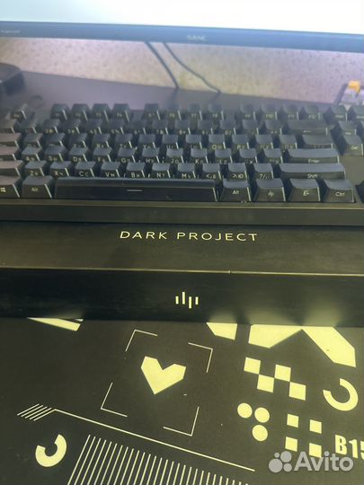 Клавиатура dark project kd87a gateron optical blue