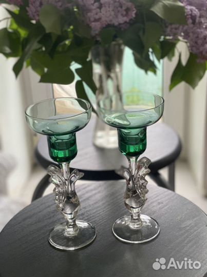 Подсвечники / Бокалы Гусь-Хрустальный СССР