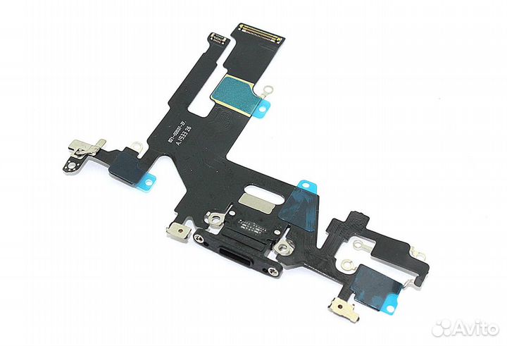 Шлейф разъема питания для iPhone 11 черный