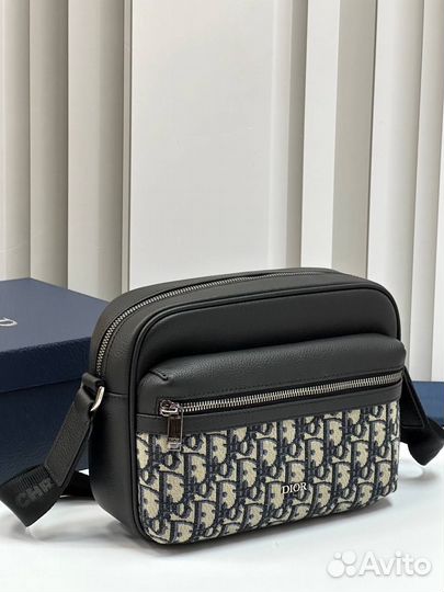 Сумка-мессенджер Rider2.0 на молнииDior чёрная