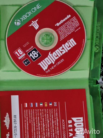 Игра xbox one.Wolfenstein