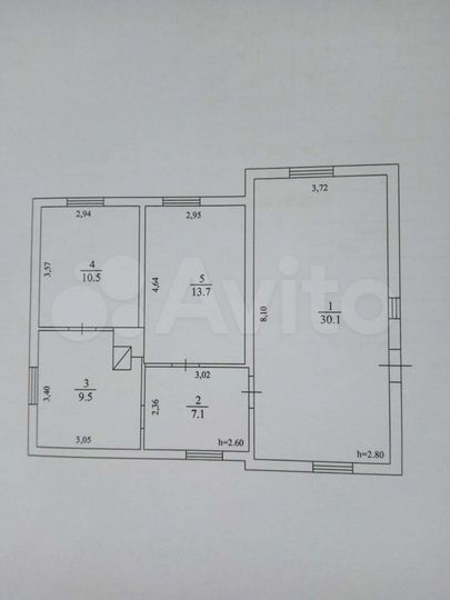 Дом 88 м² на участке 50 сот.