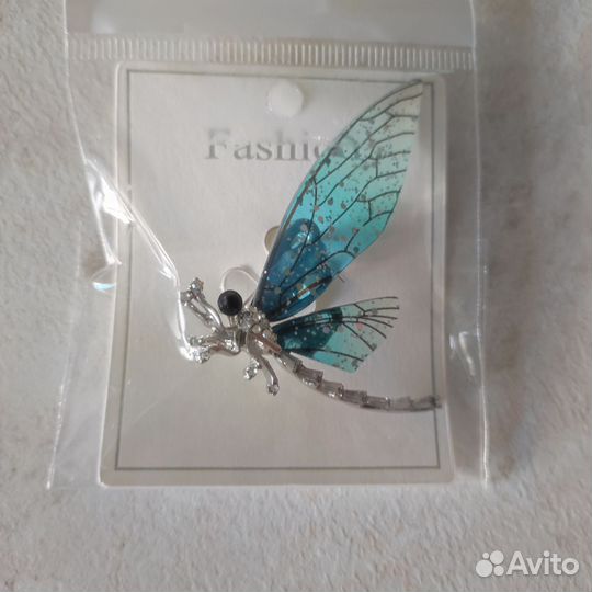 Брошь-булавка Стрекоза