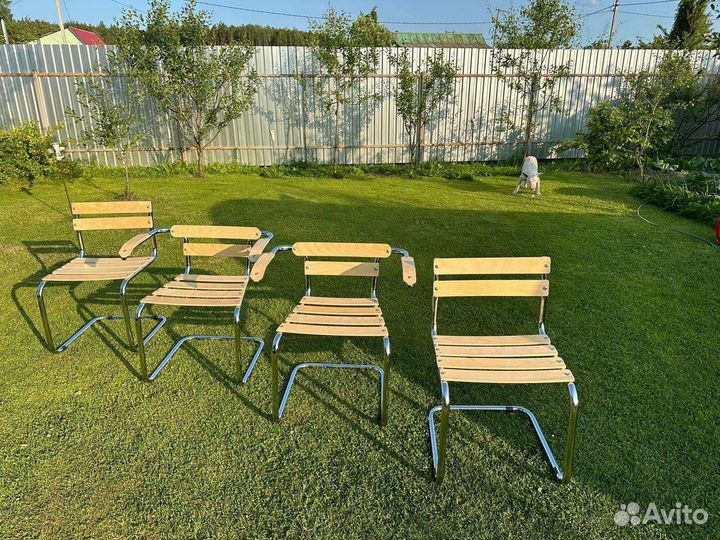 Стулья хром новые