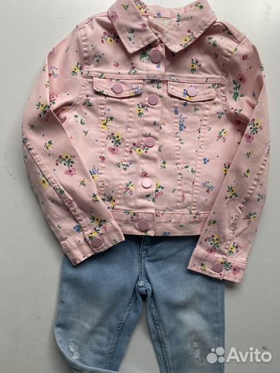 Курточка джинсовая H&M для девочки р-р116