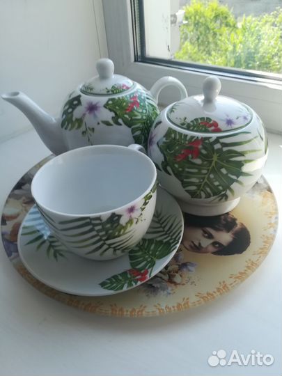 Набор чайный новый