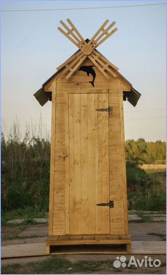 Уличный туалет с установкой PAP