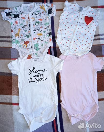 Детские вещи пакетом для девочек 68 74