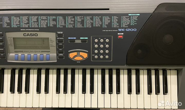 Синтезатор casio wk-1200