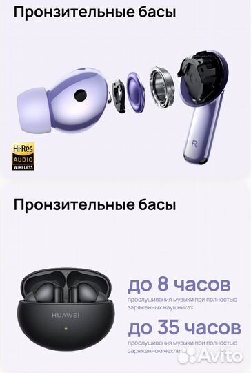 Продаю новые наушники huawei FreeBuds 6i