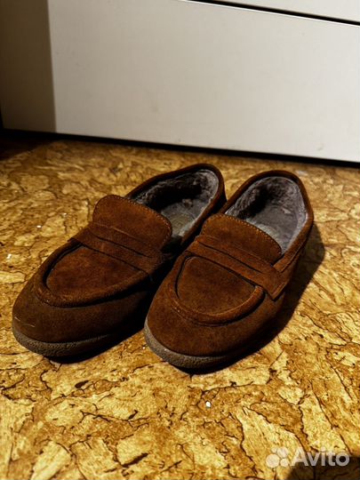 Мокасины женские натуральная замша и овчина 36