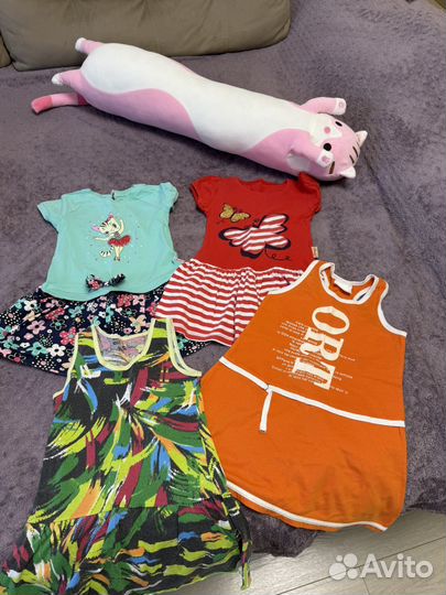 Пакет одежды на девочку 104 110