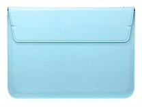 Чехол-конверт кожаный для ноутбука 13", голубой