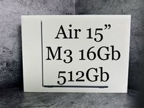 MacBook Air 15" (2024) M3 16Gb 512Gb