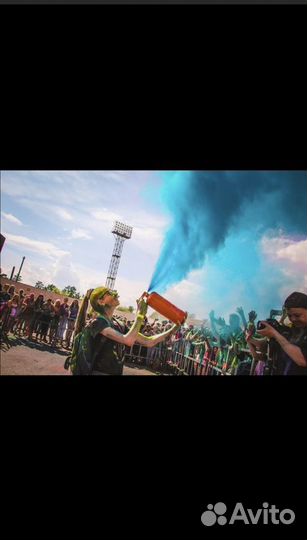 Огнетушитель с краской холли, гендер пати