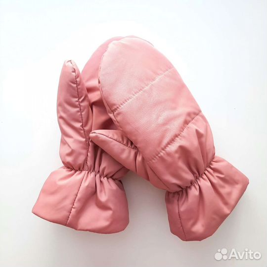 Утеплённые варежки краги новые