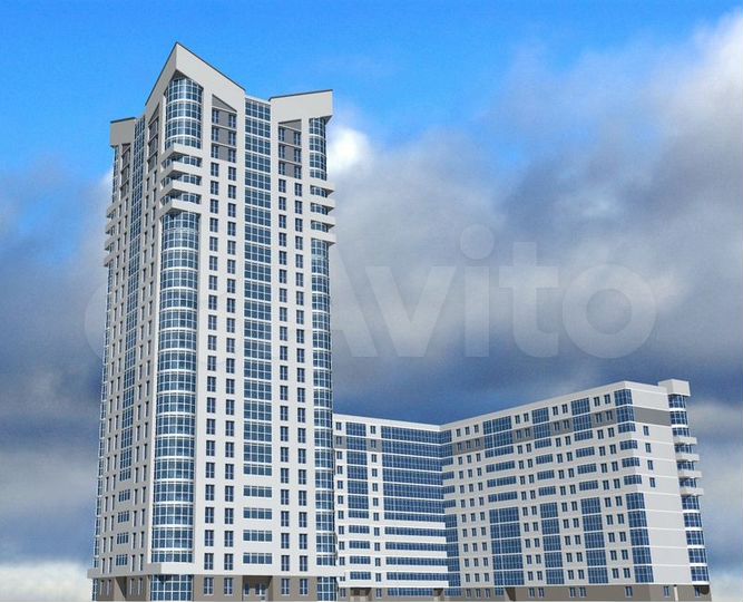 1-к. квартира, 40,9 м², 16/25 эт.