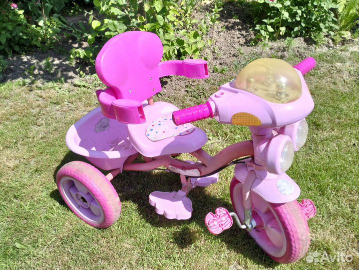 Детский трехколесный велосипед, с 1,5 до 5 лет