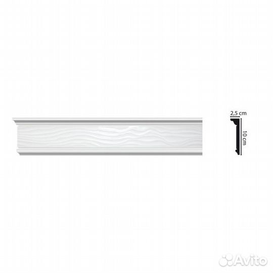 Карниз потолочный плинтус Decomaster D218/16 дм