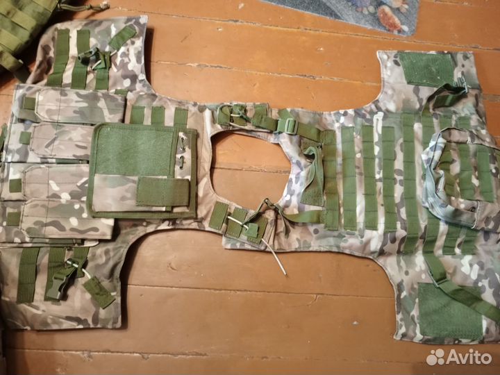 Бронежилет плитник мультикам страйкбольный