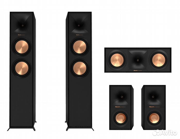 Комплект ас 5.0 Klipsch R-600F + R-40M + R-50C