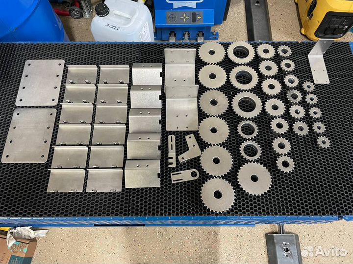 Шлифовка, галтовка деталей после резки, штамповки