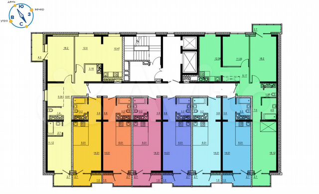 1-к. квартира, 29,7 м², 15/16 эт.