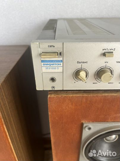 Колонки Амфитон 50ас 022 + усилитель