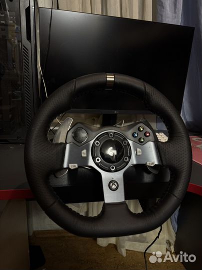 Руль logitech g920 driving force в комплекте с кпп