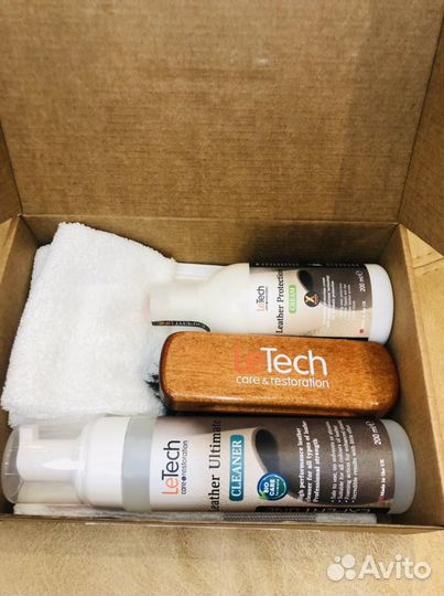 Набор для ухода LeTech за кожей автомобиля