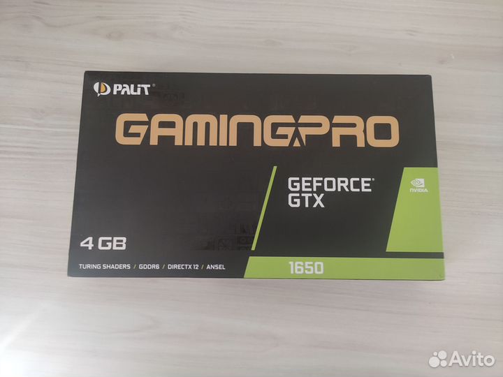 GTX 1650 palit dual 4gb