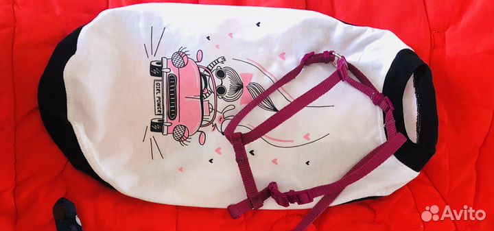 Одежда для маленьких собачек, шлейка