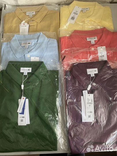 Polo lacoste мужское