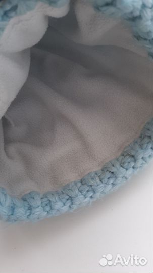 Шапка с шарфом