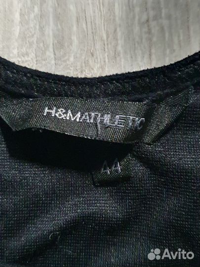 Топ черный H&M L