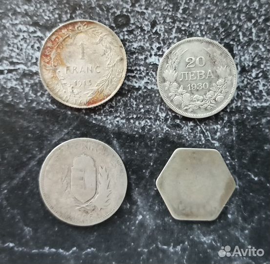 Серебряные монеты Европы