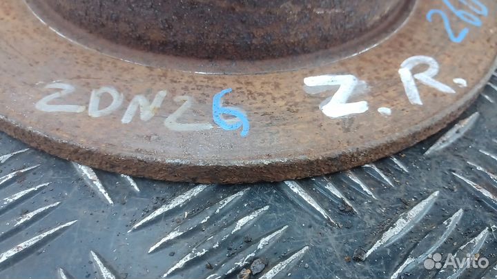 Диск тормозной задний KIA CEE'D 2 (JD) 2014