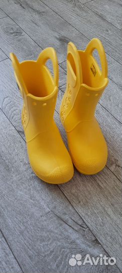 Резиновые сапоги crocs (оригинал) размер с13(30)