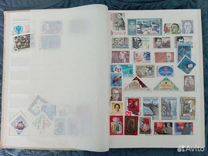 Марки. Почтовые марки СССР. Коллекция 1960-1990
