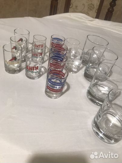 Стаканы и рюмки