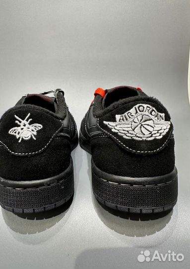 Кроссовки Travis Scott X Air Jordan 1 Low Black Ph