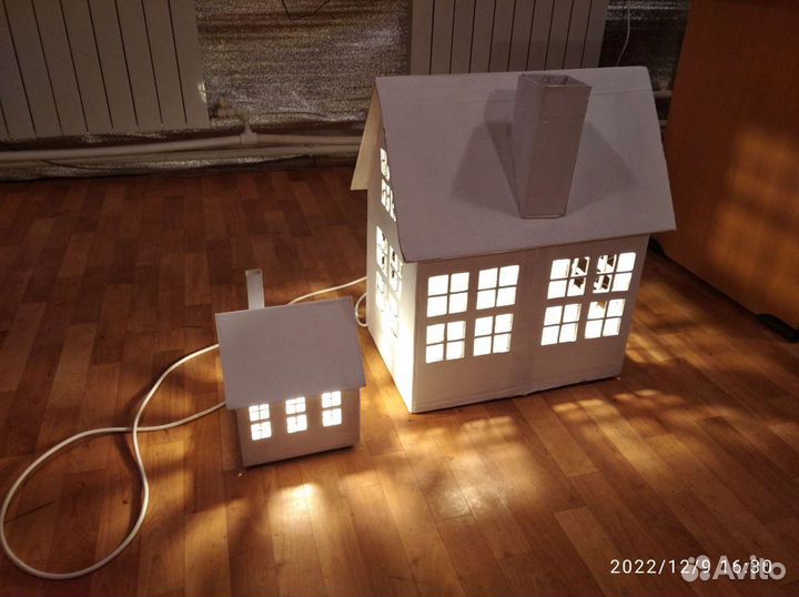 Домики декоративные, с подсветкой