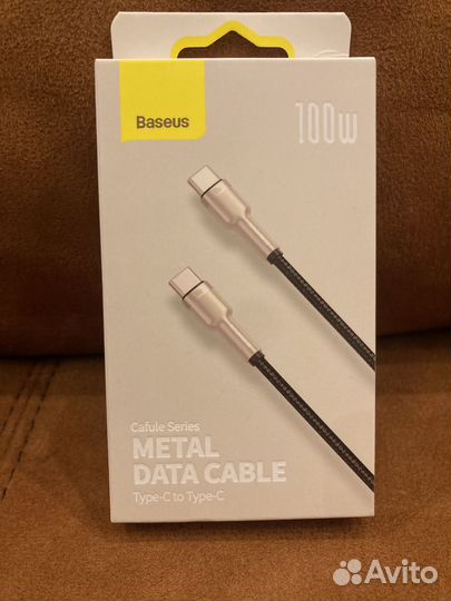 Baseus metal data cable type c - to type c 100w