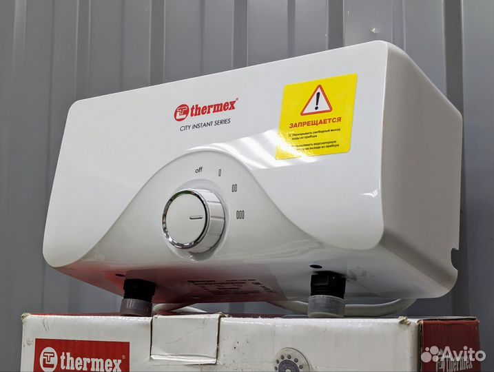 Водонагреватель проточный Thermex 3.5 кВт (новый)