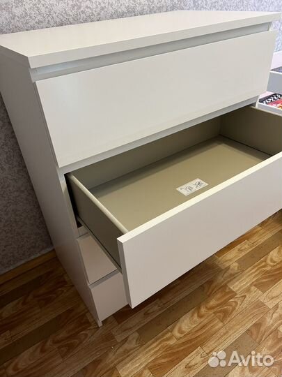 Комод IKEA мальм 4 ящика оригинал 100*80*48