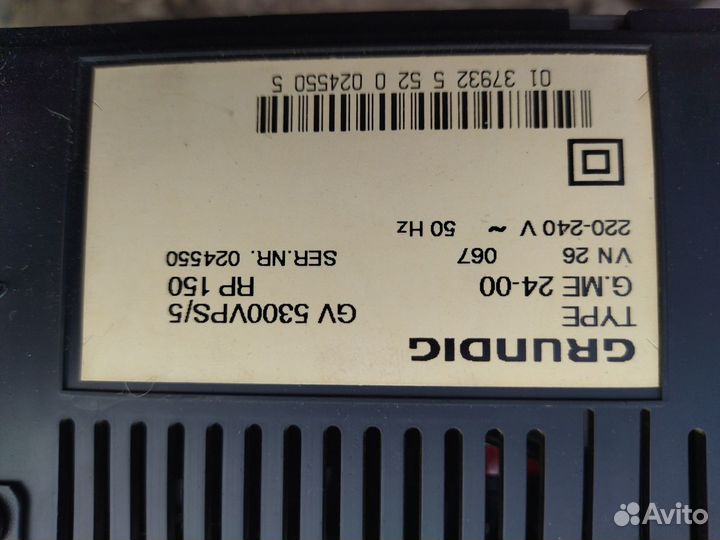 Видеомагнитофон grundig