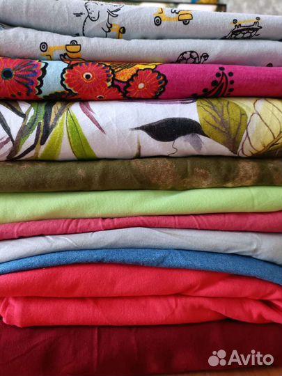 Ткани много
