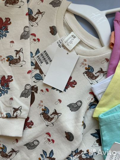 Одежда пакетом для девочки 98 104 hm