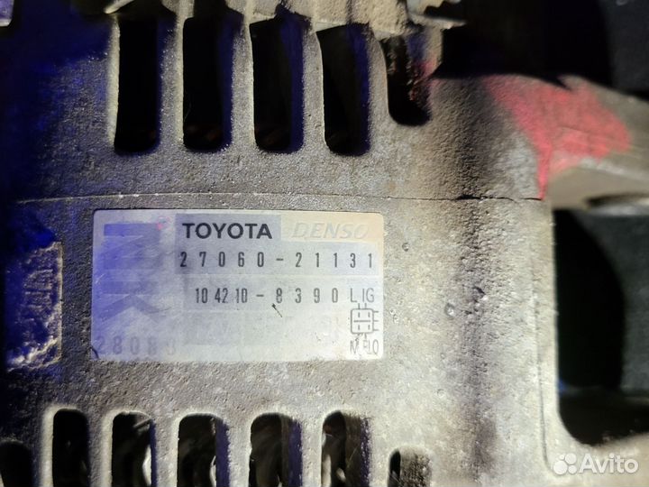 Стартер Toyota 1nz-fe